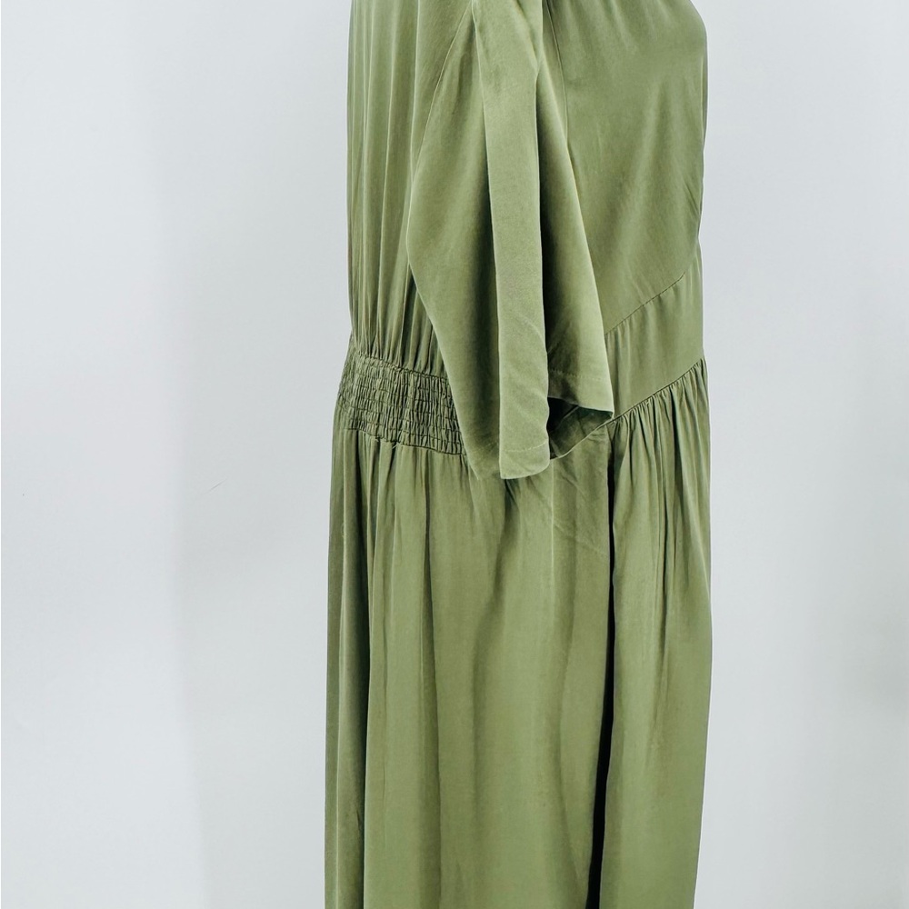 Bloomchic Elegant Olive Green Women's Dress, 18-20 - Picture 7 of 10